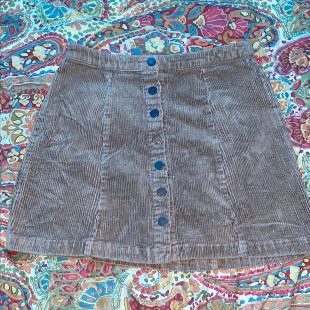 Corduroy skirt